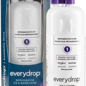 Everydrop by Whirlpool Ice and Water Refrigerator Filter 1, EDR1RXD1, Single-Pack , Purple