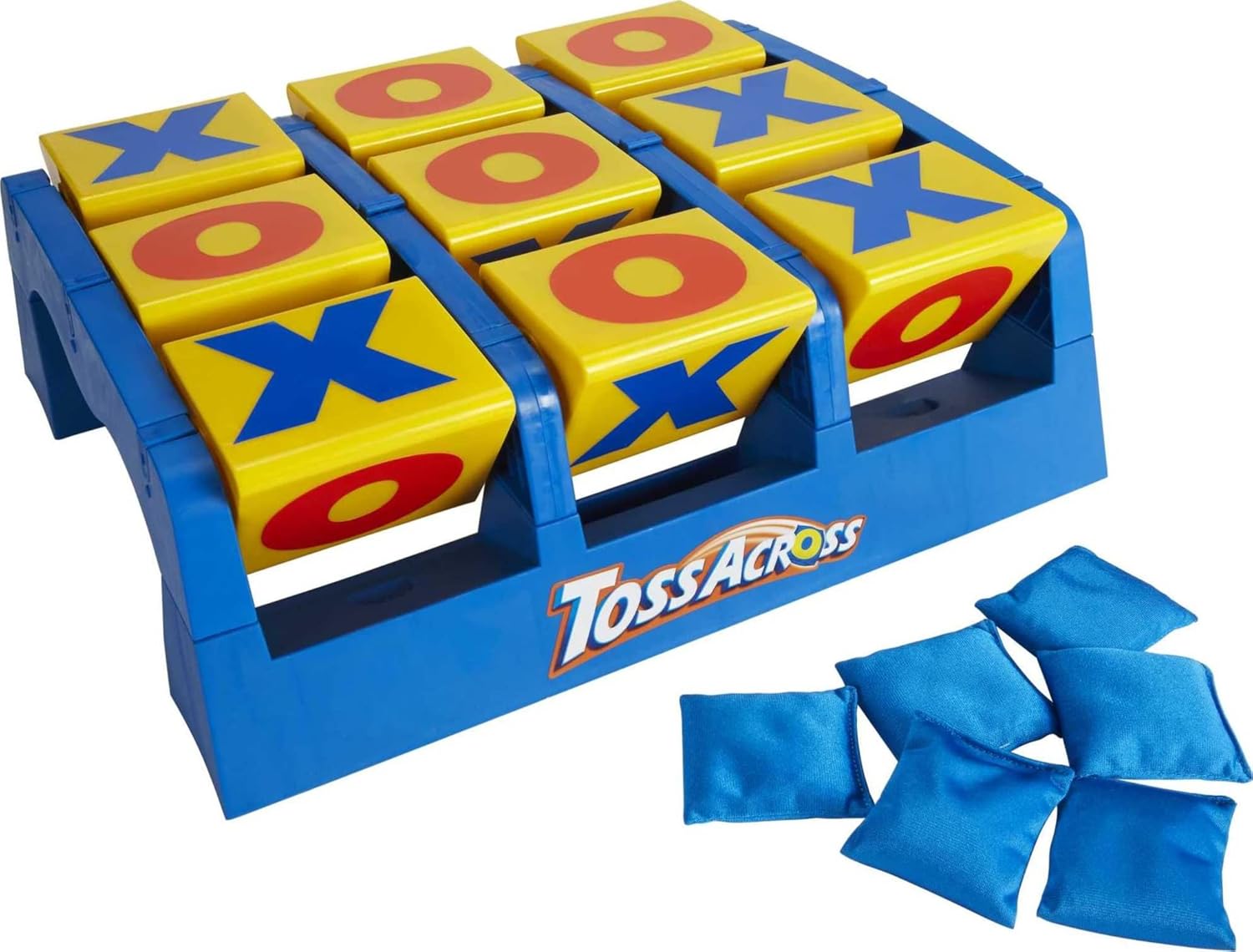 Mattel Games Toss Across Kids Outdoor Game, Bean Bag Throw for Camping & Family Nights, Get 3-in-a-Row for 2 to 4 Players - Image 3