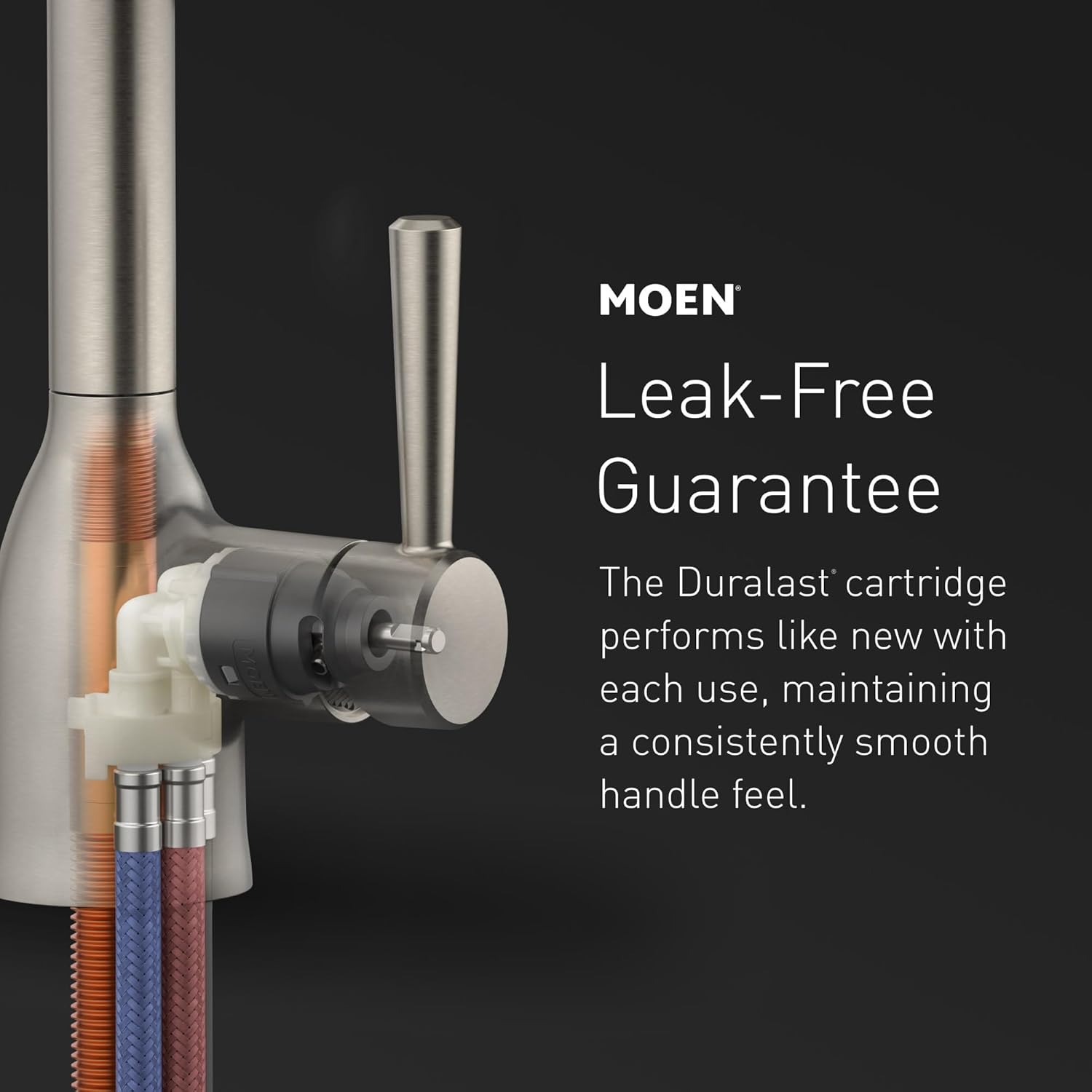 Moen Essie Matte Black MotionSense Wave One-Handle Touchless Kitchen Faucet with Pulldown Sprayer and Soap Dispenser, 87014EWBL - Image 9