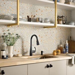 Moen Essie Matte Black MotionSense Wave One-Handle Touchless Kitchen Faucet with Pulldown Sprayer and Soap Dispenser, 87014EWBL